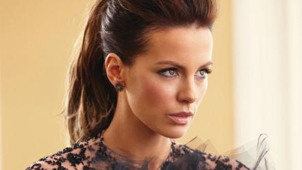 Brunettes women actress kate beckinsale celebrity earrings faces wallpaper