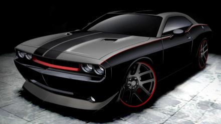 Dodge Challenger Back wallpaper