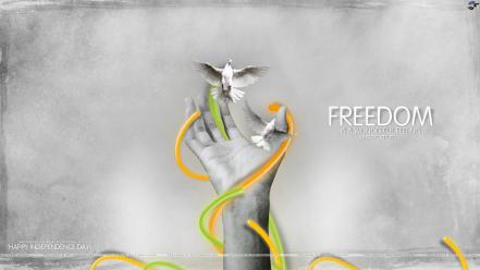 Freedom august indian wallpaper