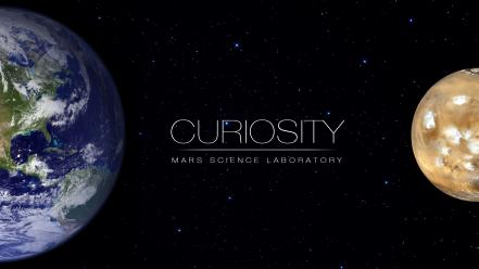 Stars planets mars earth font laboratory curiosity wallpaper