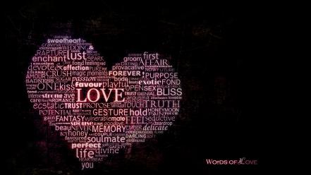 Words Of Love wallpaper