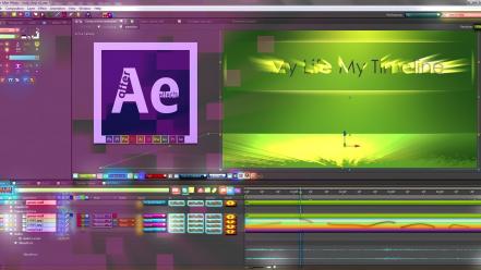 Adobe illustrator after effects colors photo manipulation wallpaper