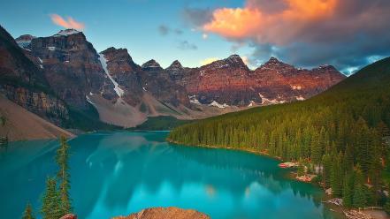 Alberta banff national park canada moraine lake wallpaper