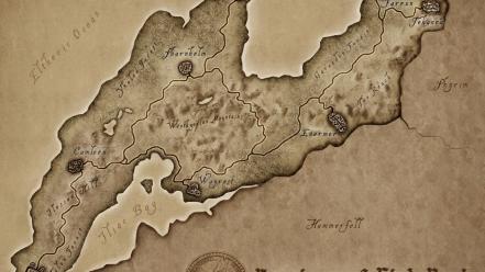 Elder scrolls daggerfall maps wallpaper