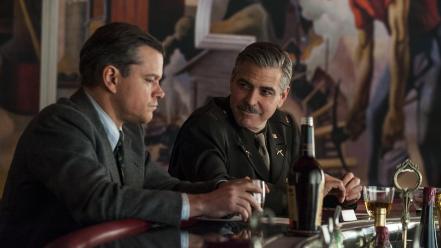 George clooney matt damon the monuments men still wallpaper