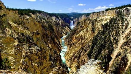 Unesco world heritage site yellowstone national park wallpaper