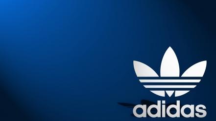 Adidas blue background brands logos oldschool wallpaper