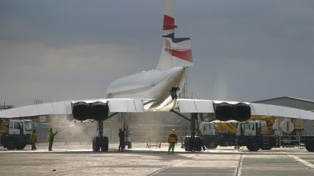 Concorde airplanes wallpaper