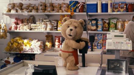 Ted funny movies teddy bears wallpaper