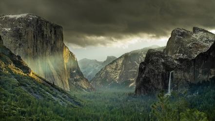 Yosemite national park landscapes nature wallpaper