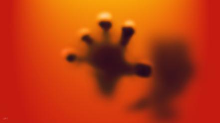 Alien blurred science fiction wallpaper