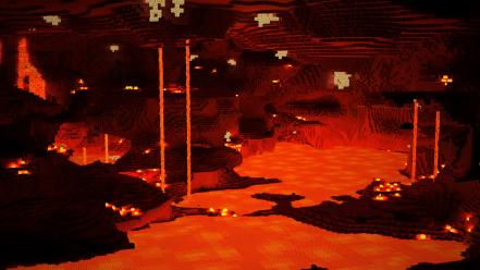 Minecraft nether minecraft lava wallpaper