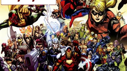Avengers comics marvel the superheroes wallpaper