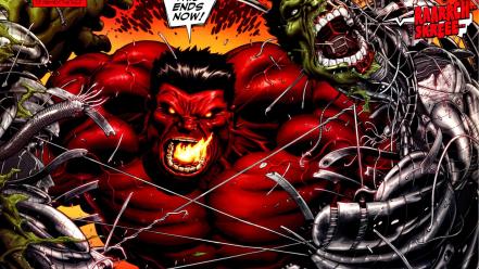 Hulk comic character red comics wallpaper