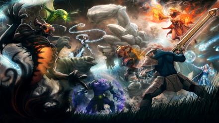 Dota 2 fantasy art video games wallpaper