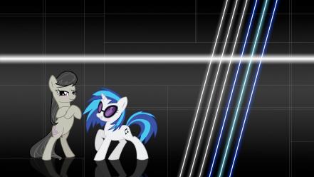 My little pony octavia vinyl scratch backgrounds wallpaper