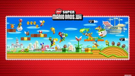 Nintendo wii super mario bros new bros wallpaper