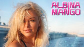 Blondes women faces albina mango wallpaper