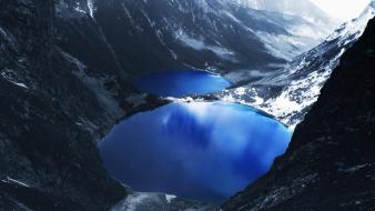 Blue Lake Mountains wallpaper