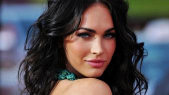 Brunettes women megan fox actress celebrity faces