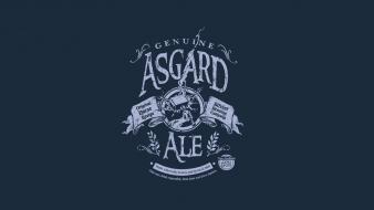 Minimalistic thor funny fun art asgard ale wallpaper