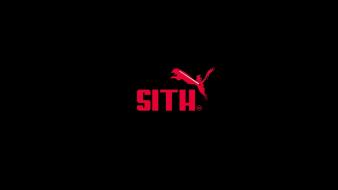Star wars minimalistic front sith puma parody logos wallpaper