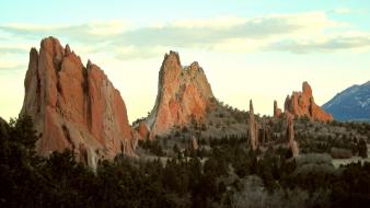 Sunset garden of the gods wallpaper