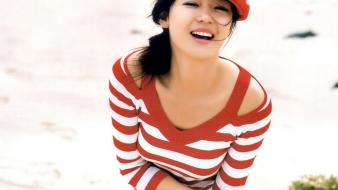 Women models asians korean hats jeon ji hyun wallpaper