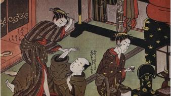 Artwork ukiyo-e wallpaper