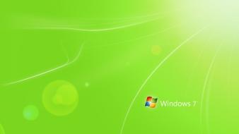 Green Windows 7 wallpaper