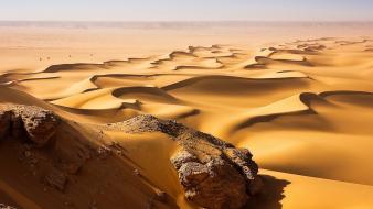 Landscapes desert sand dunes wallpaper