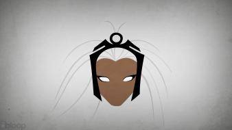 Minimalistic x-men marvel comics storm (comics character) blo0p wallpaper