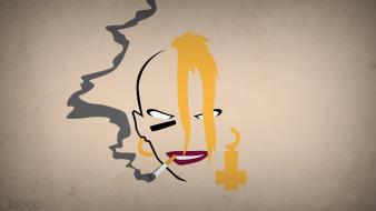 Superheroes tank girl cigarettes blo0p wallpaper