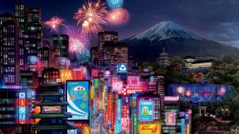 Tokyo City In Cars 2 wallpaper