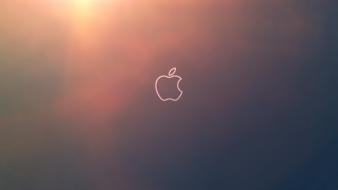 Apple inc backgrounds logos minimalistic wallpaper