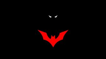 Batman beyond logo black background dark wallpaper