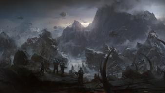 Gears of war 3 artwork futuristic video games wallpaper