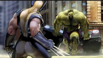 Hulk comic character marvel comics wolverine xmen cities wallpaper