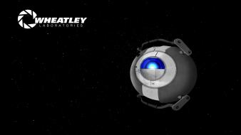 Portal 2 wheatley science fiction space wallpaper