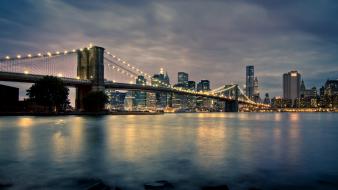 River hdr photography manhattan new york city wallpaper