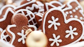 Christmas cookies gingerbread man wallpaper