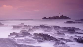 Cornwall england bay lighthouses