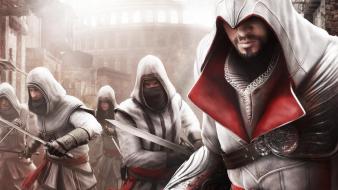 Ezio auditore da firenze swords video games wallpaper