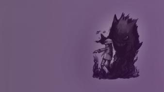 Pokemon dark fantasy art purple shadows wallpaper