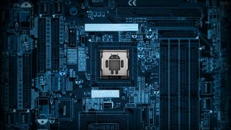 Android artwork chip electronics motherboards