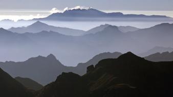 Ecuador landscapes mist mountains nature wallpaper
