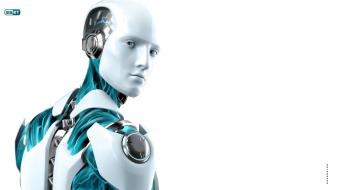 Eset futuristic machines robots science fiction wallpaper