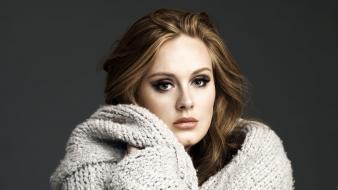 Adele singer blondes celebrity simple background singers