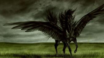 Artwork fantasy art horses pegasus