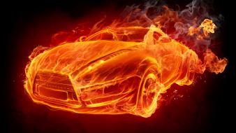 Cars flames wallpaper